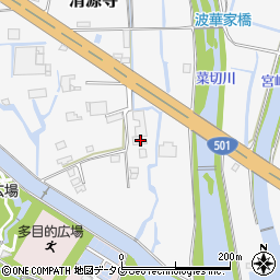 熊本県玉名郡長洲町清源寺620周辺の地図