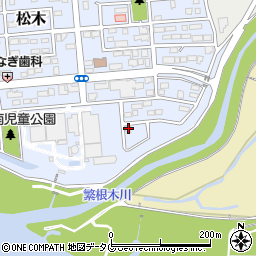 熊本県玉名市松木9-13周辺の地図