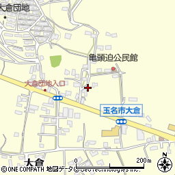 熊本県玉名市大倉724周辺の地図