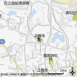 熊本県玉名郡長洲町清源寺2201周辺の地図