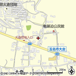 熊本県玉名市大倉718周辺の地図