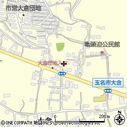 熊本県玉名市大倉711-1周辺の地図