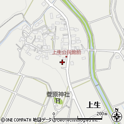 熊本県合志市上生979周辺の地図