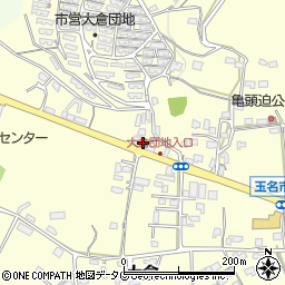 熊本県玉名市大倉752周辺の地図