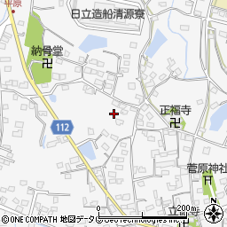 熊本県玉名郡長洲町清源寺周辺の地図