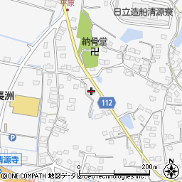熊本県玉名郡長洲町清源寺1536周辺の地図