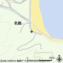高知県四万十市名鹿261周辺の地図