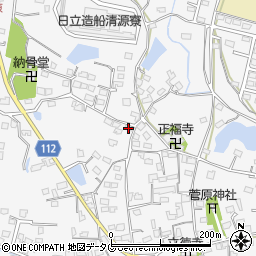 熊本県玉名郡長洲町清源寺1547周辺の地図