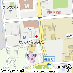 タイムズカー長崎空港店周辺の地図