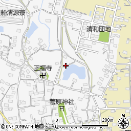 熊本県玉名郡長洲町清源寺2393周辺の地図