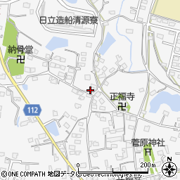 熊本県玉名郡長洲町清源寺1651周辺の地図