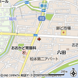 ファミリーマート玉名六田店周辺の地図