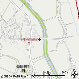 熊本県合志市上生1052周辺の地図