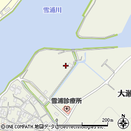 長崎県西海市大瀬戸町雪浦上郷262周辺の地図