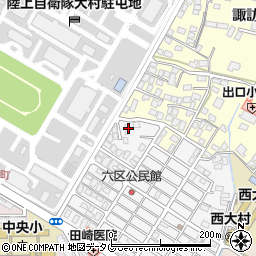 長崎県大村市古町2丁目433周辺の地図
