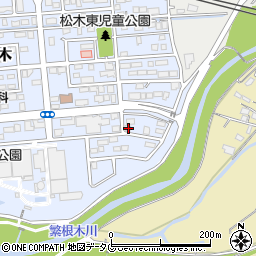 熊本県玉名市松木6-14周辺の地図