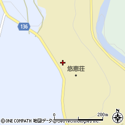 悠恵荘　地域交流ホーム周辺の地図