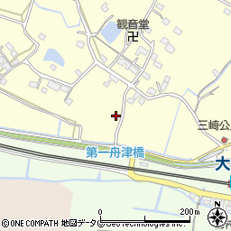 熊本県玉名市岱明町三崎586周辺の地図