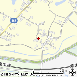 熊本県玉名市岱明町三崎124-2周辺の地図