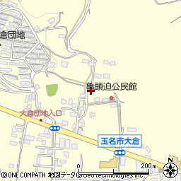 熊本県玉名市大倉689周辺の地図