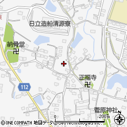 熊本県玉名郡長洲町清源寺1653周辺の地図