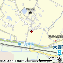 熊本県玉名市岱明町三崎674周辺の地図