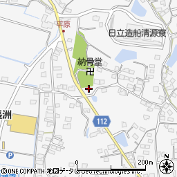 熊本県玉名郡長洲町清源寺1610周辺の地図