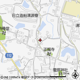 熊本県玉名郡長洲町清源寺2191周辺の地図