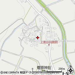 熊本県合志市上生892周辺の地図