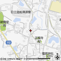 熊本県玉名郡長洲町清源寺2158周辺の地図