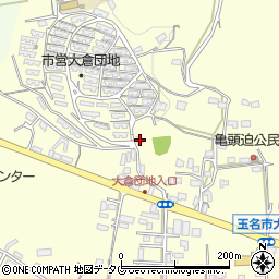 熊本県玉名市大倉709-7周辺の地図