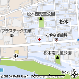 熊本県玉名市松木40周辺の地図