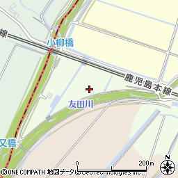 友田川周辺の地図