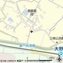 熊本県玉名市岱明町三崎677周辺の地図