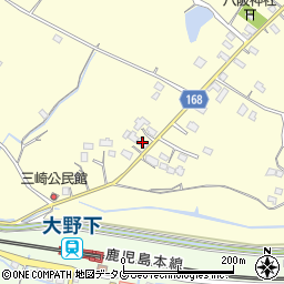 熊本県玉名市岱明町三崎352周辺の地図