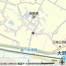 熊本県玉名市岱明町三崎678周辺の地図