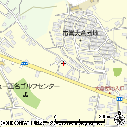 熊本県玉名市大倉1374周辺の地図