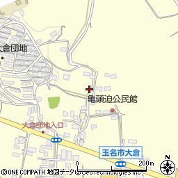 熊本県玉名市大倉696周辺の地図