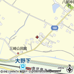 熊本県玉名市岱明町三崎353周辺の地図