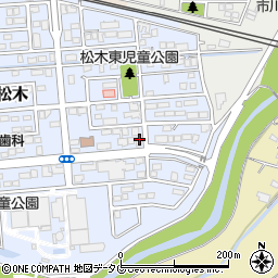 熊本県玉名市松木11-2周辺の地図
