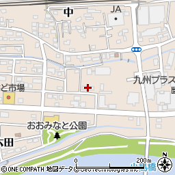 メゾンドソレイユ玉名駅南周辺の地図