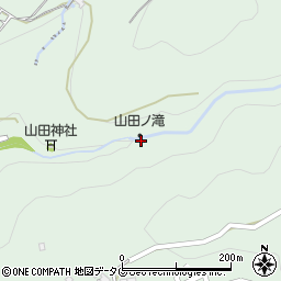 山田ノ滝周辺の地図