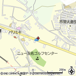 熊本県玉名市大倉1384周辺の地図