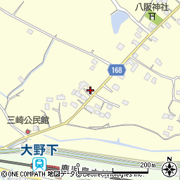 熊本県玉名市岱明町三崎376周辺の地図