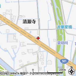 熊本県玉名郡長洲町清源寺709周辺の地図