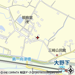熊本県玉名市岱明町三崎492周辺の地図