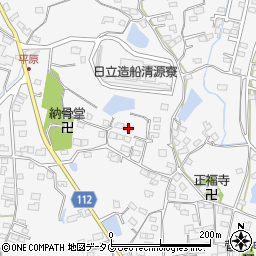熊本県玉名郡長洲町清源寺1645周辺の地図