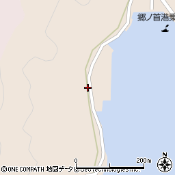 長崎県南松浦郡新上五島町荒川郷300-4周辺の地図