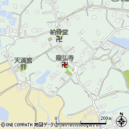 龍弘寺周辺の地図
