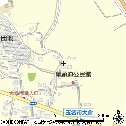 熊本県玉名市大倉692周辺の地図